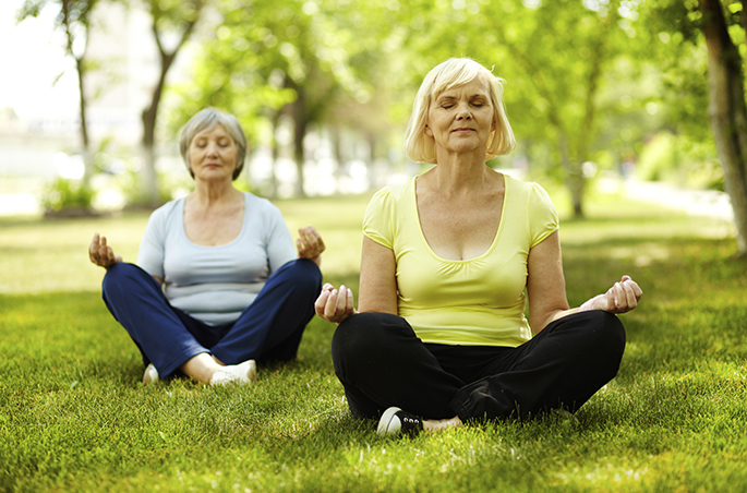 meditação para os idosos